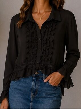 Sunny Taylor Black Blouse